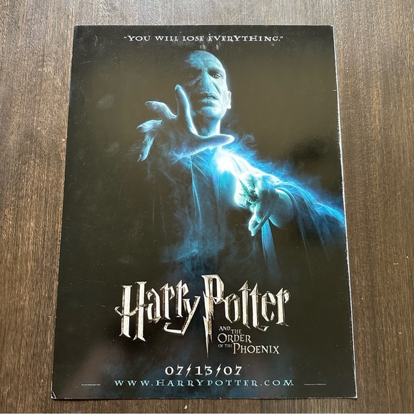 Harry Potter Voldemort Double Sided Movie Poster - Picture 7 of 11